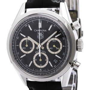 TAG HEUER Carrera Chronograph Steel Automatic Watch CV2113 Polished